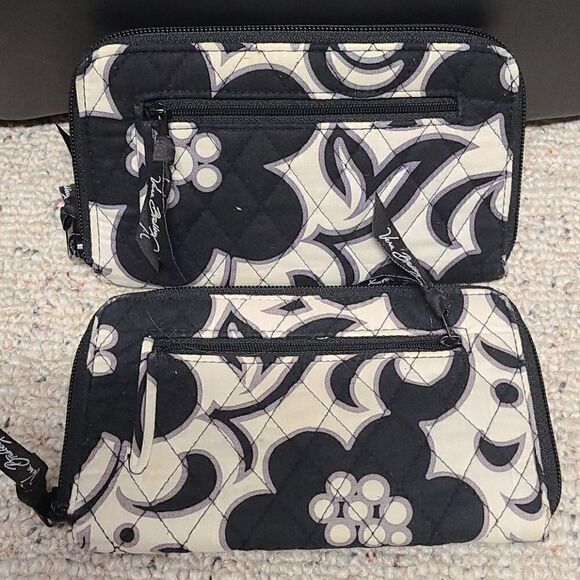 2 Vera Bradley Zip-Around Wallet Two - Picture 2 of 5